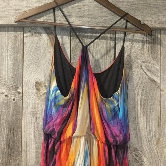 Women's multi color Venus maxi dress - Picture 4 of 4